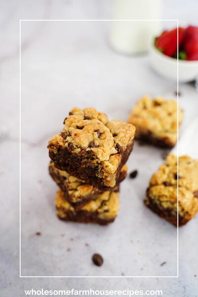 Brookies Chocolate Chip Cookie Brownie Bars Recipe