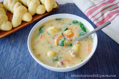 Creamy Sausage Gnocchi Soup