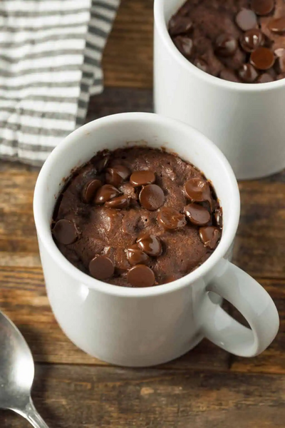 Triple Chocolate Chip Mug Cake