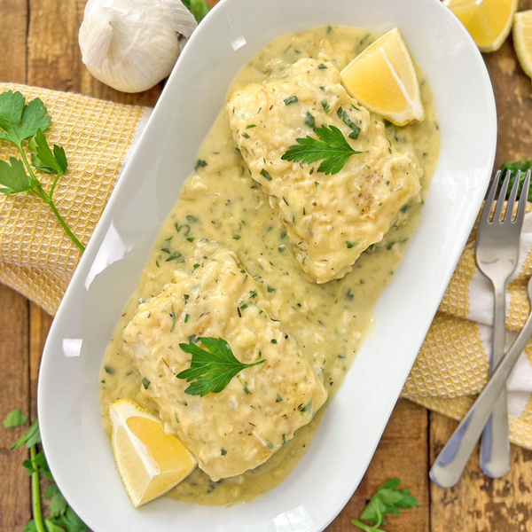 Fish Fillets In Creamy Garlic Sauce | Seriously Good 20 Minute Recipe