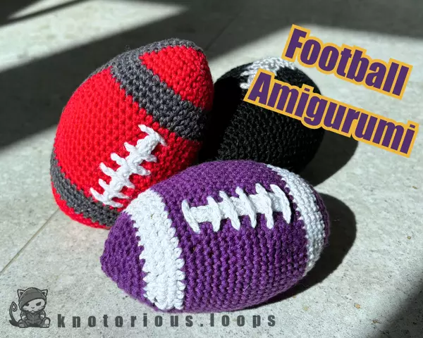 Crochet Football Amigurumi