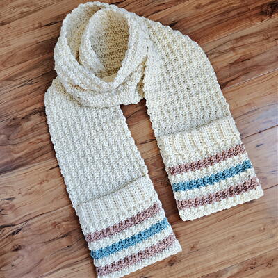 Easy Crochet Pocket Scarf