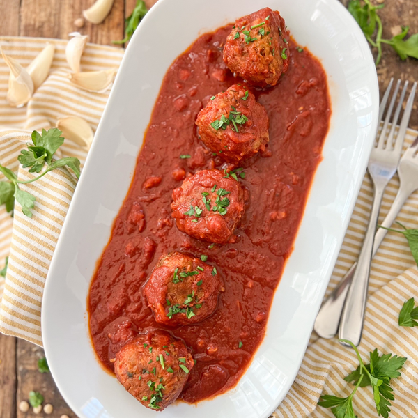 The Best-ever Lentil “meatballs” | Spanish-style With Tomato Sauce