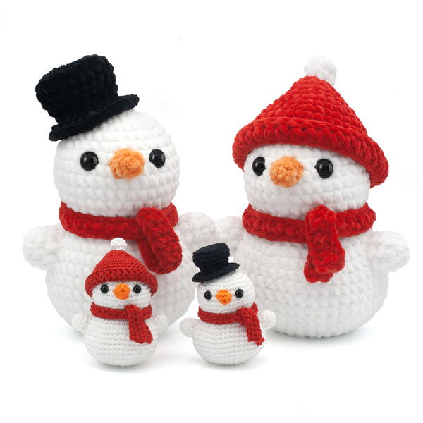 Free Snowman Amigurumi Crochet Pattern