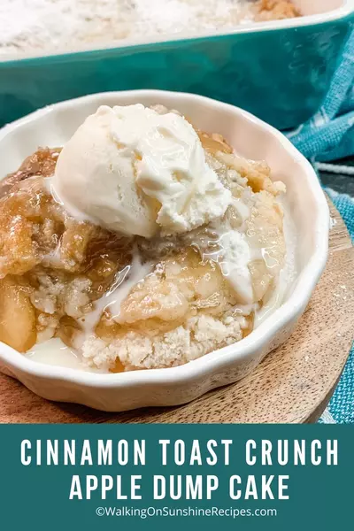 Cinnamon Toast Crunch Apple Dump Cake