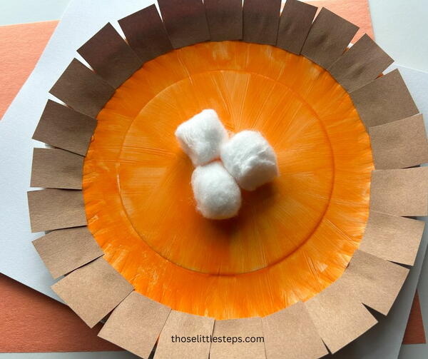 Pumpkin Pie Paper Plate Craft