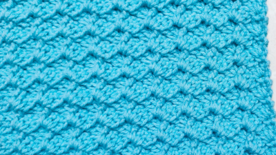 Simple Textured Groove Crochet Blanket Pattern