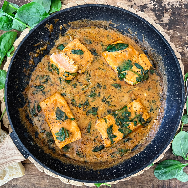 Salmon In Creamy Paprika Sauce | Insanely Delicious 20 Minute Recipe