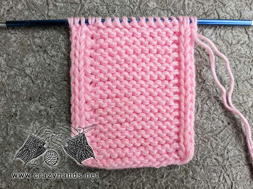 Knit I-cord Side Edge