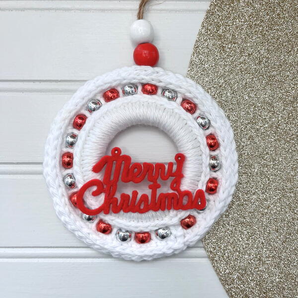 Beaded Wreath Ornament