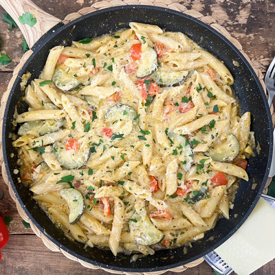 One-pot Creamy Vegetable Pasta | Healthy & Delicious 30 Minute Recipe