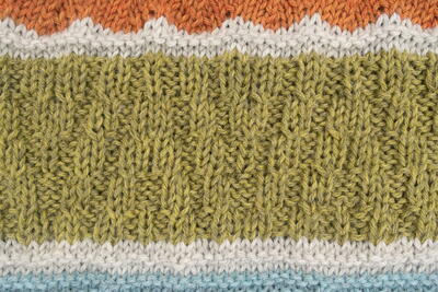 Chevron Rib Stitch Knitting Pattern