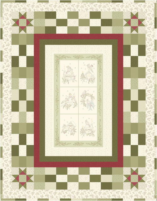 Songbird Holiday Quick as a Wink Quilt