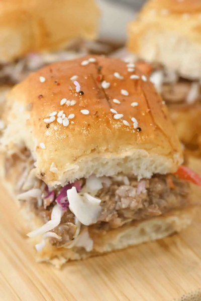 Shredded Pork Sliders