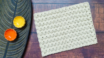 Crochet Easy Arcadian Rectangle Tablemat 