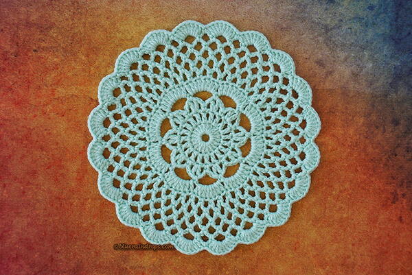 Tiny Blossom Lace Doily