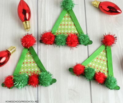 Elf Hat Craft For Kids