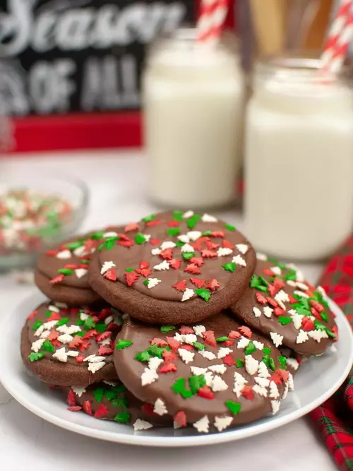 Slice And Bake Chocolate Cookies