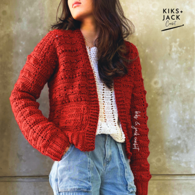 Happy Holidays Easy Crochet Cardigan