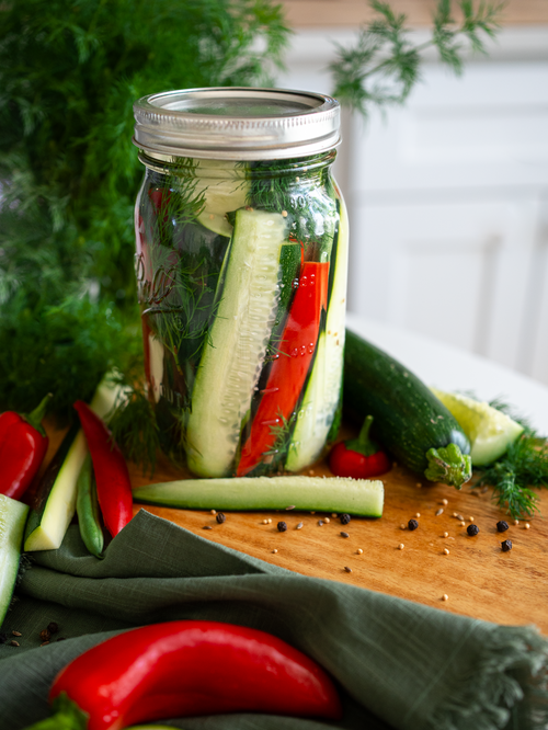 Quick-Pickled Summer Vegetables