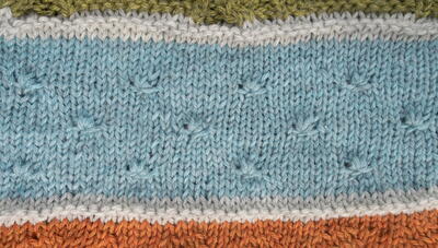 Starry Night Knit Stitch Pattern