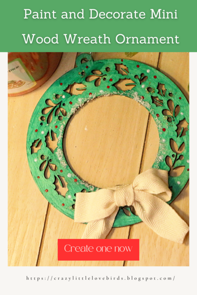 Decorate A Mini Wreath Ornament In Minutes