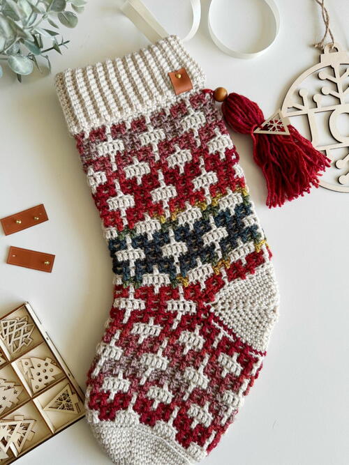 Yuletide Mosaic Stockings