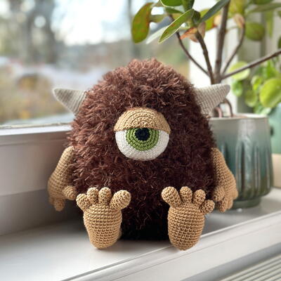 Hector The Cyclops - Free Monster Crochet Pattern