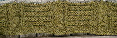 Woven Fields Knit Blanket Section