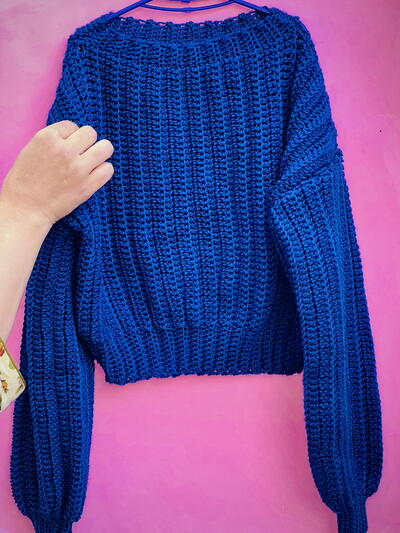 Beautiful Easy Ribbed Sweater