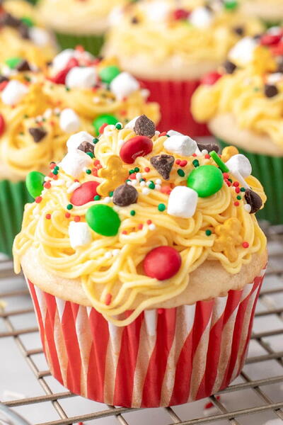 Buddy The Elf’s Favorite Christmas Cupcakes