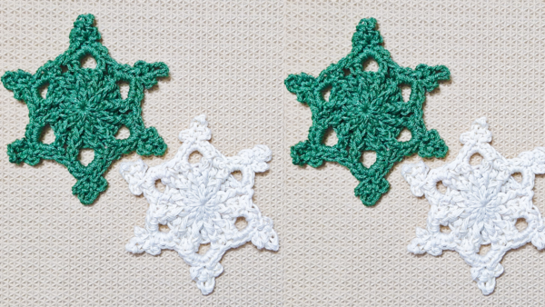 How To Make A Easy Textured Crochet Snowflake