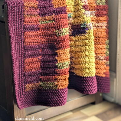 Perfectly Patchy Temperature Crochet Baby Blanket