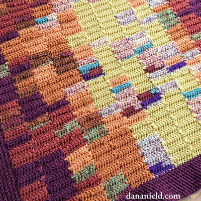 Perfectly Patchy Temperature Crochet Baby Blanket