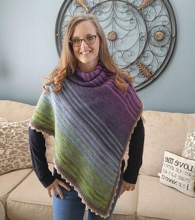 So Fond Of Rainbows Shawl 