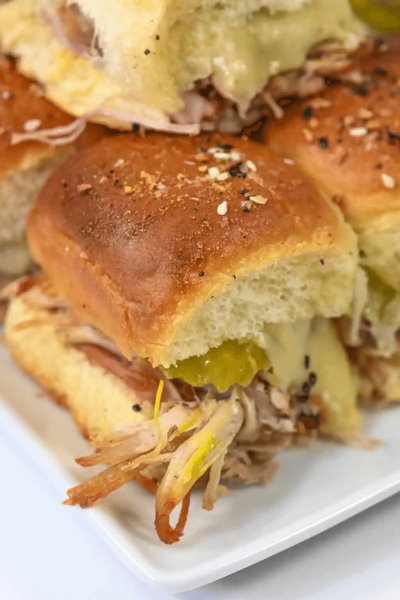 Slow Cooker Cuban Sliders