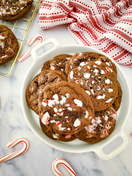 Chocolate Peppermint Cookies
