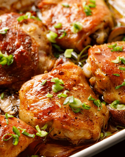 Honey Garlic Chicken Thighs