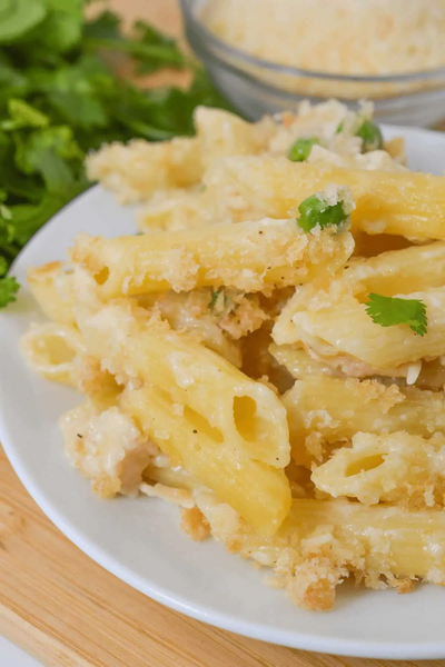 Garlic Parmesan Pasta With Chicken