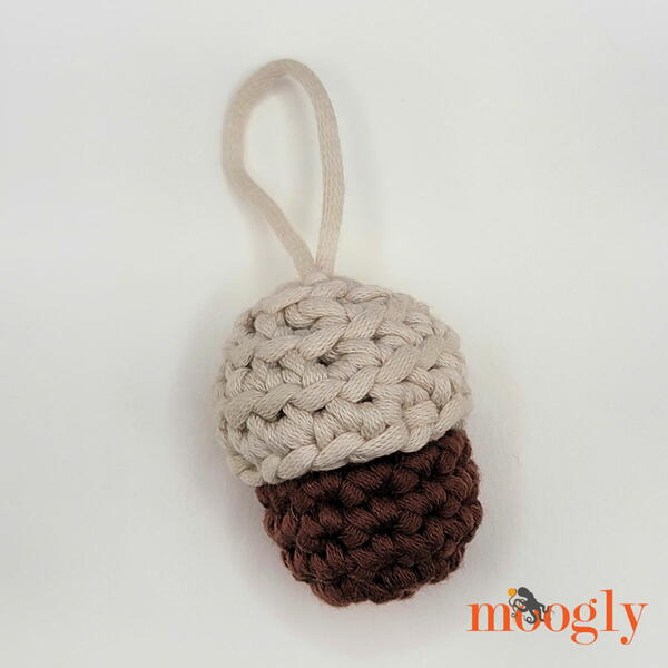 Crochet Acorn Ornament