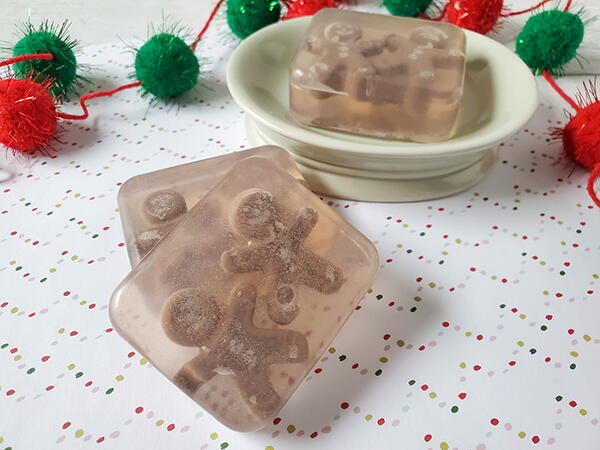 Gingerbread Melt And Pour Soap Tutorial