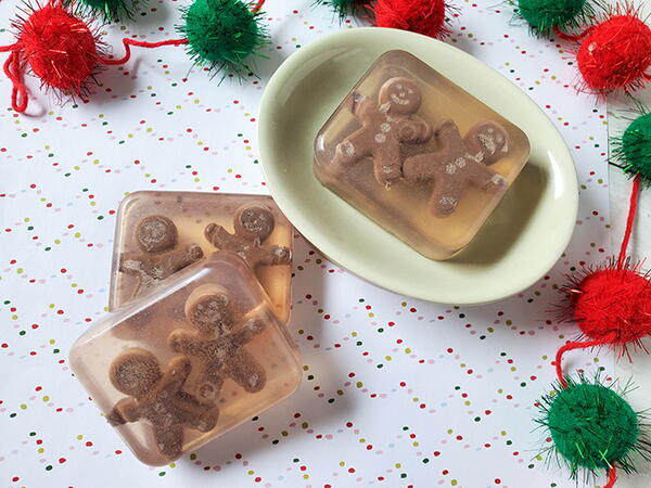 Gingerbread Melt And Pour Soap Tutorial