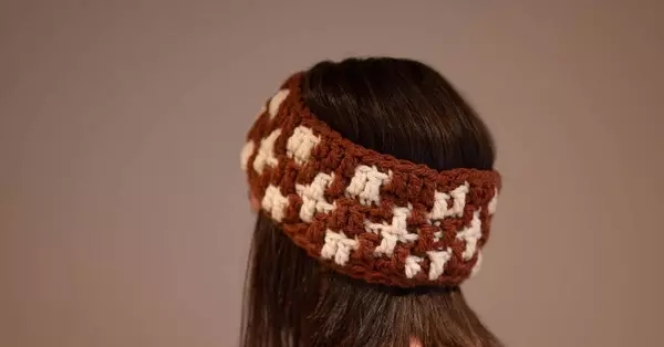 Mosaic Crochet Headband