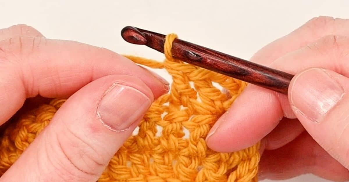 Invisible Double Crochet Decrease – How To | FaveCrafts.com