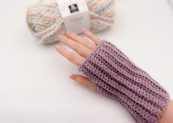 Crochet Fingerless Mittens