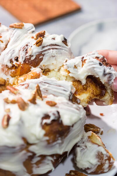 Pull Apart Cinnamon Rolls