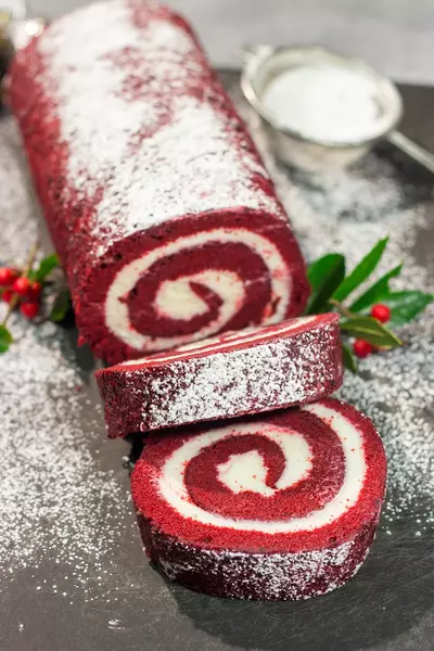 Red Velvet Cake Roll