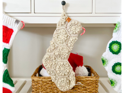 Country Cottage Christmas Stocking