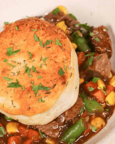 Skillet Beef Pot Pie