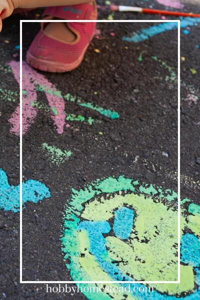 How To Make Your Own Diy Sidewalk Chalk Paint